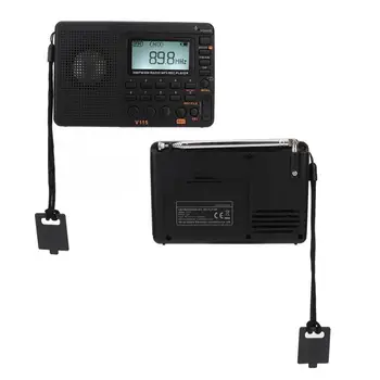 

Portable Radio Receiver All Band FM AM SW Receiver Digital LCD Screen Display Radio Rechargeable Battery MP3 Player Function