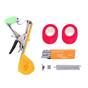 

Branch Tying Machine Kit for Vegetable Grape Tomato Cucumber Pepper Flower Cutter Alloy +PP Plant Tapetool Tapener