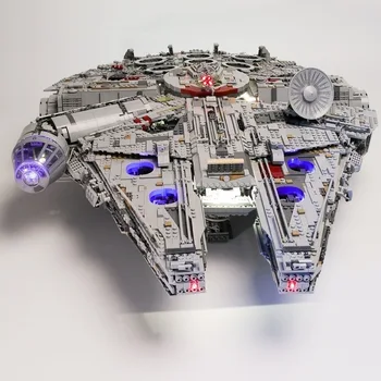 

Building Blocks Star Wars Series Ultimate Millennium Falcon Light Set Lighting Kit Compatible with 75192 NO Blocks Model