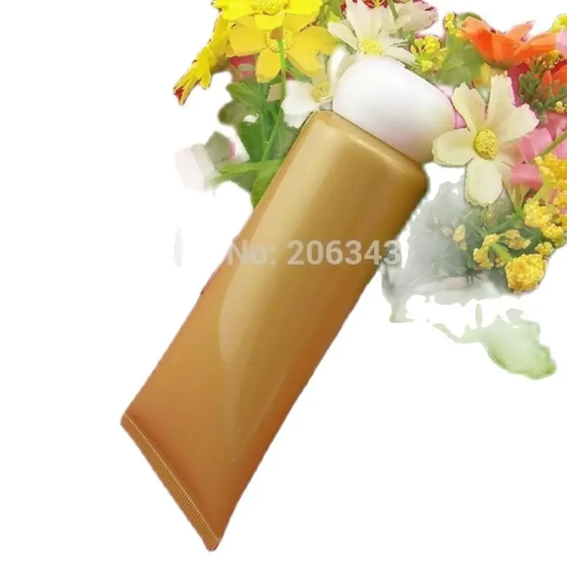 

80ml gold soft tube or mildy wash tube or butter or handcream tube with round white lid