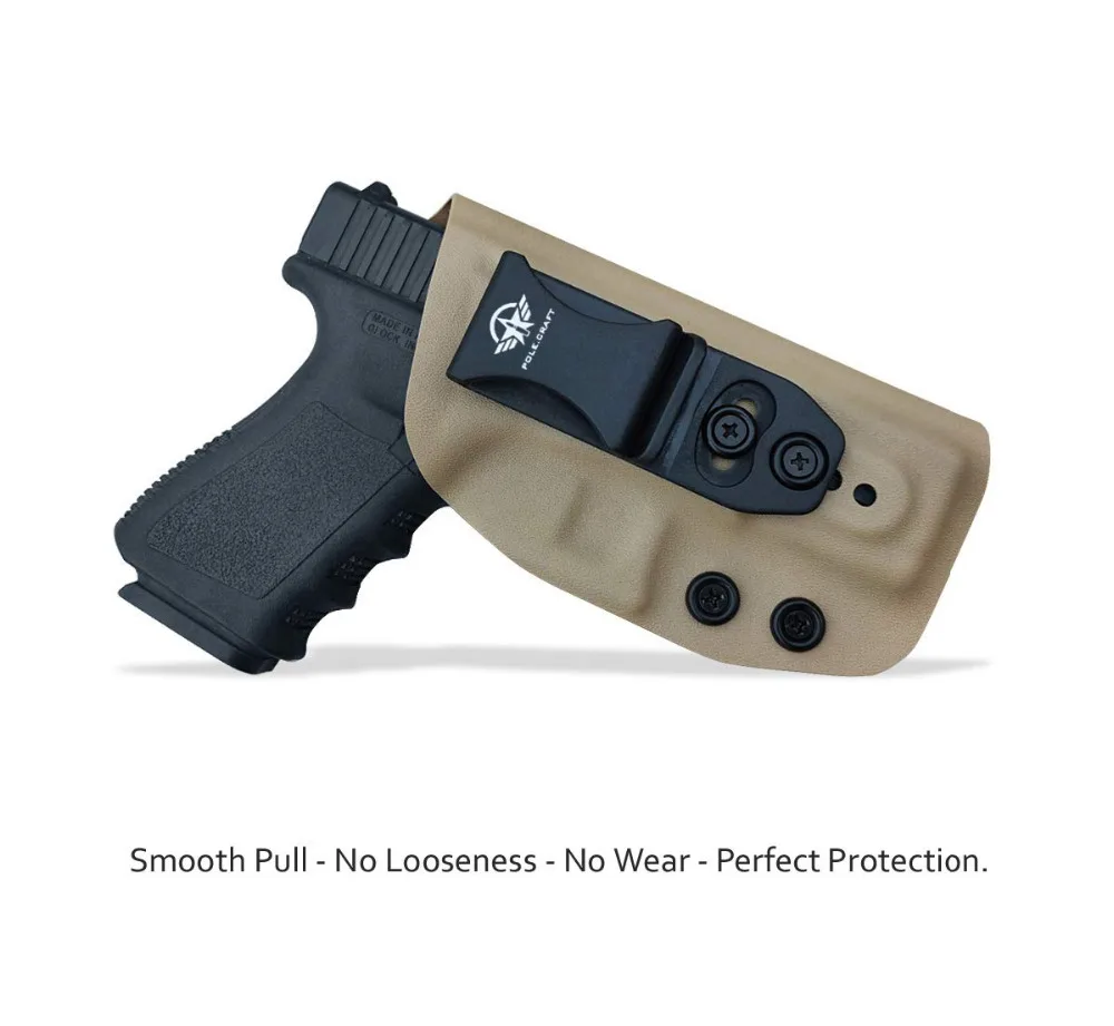 Полюс. Ремесло IWB KYDEX кобура Glock 19 19X23 25 32 Cz P10 пистолет кобуры пояс носить Скрытая кобура Glock 19 Пистолет Чехол