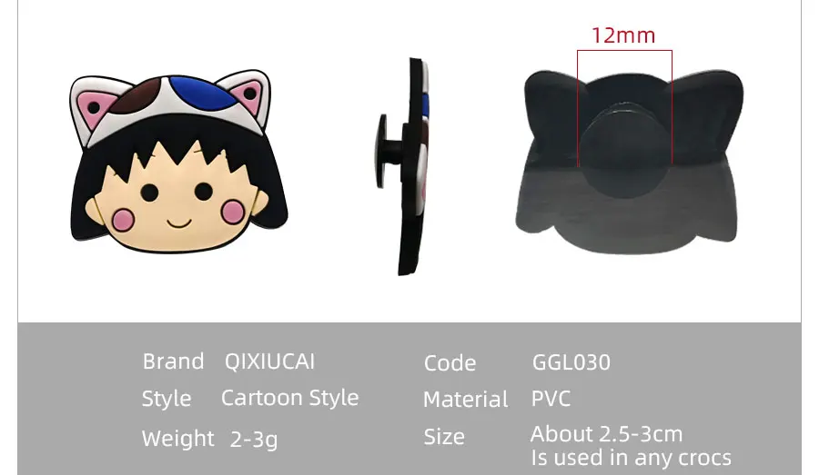 Novelty 1pcs Smiley Rainbow PVC Shoe Charms Sandal Accessories Garden Shoe Buckle Decoration For Kids Party X-mas Gift Croc Jibz