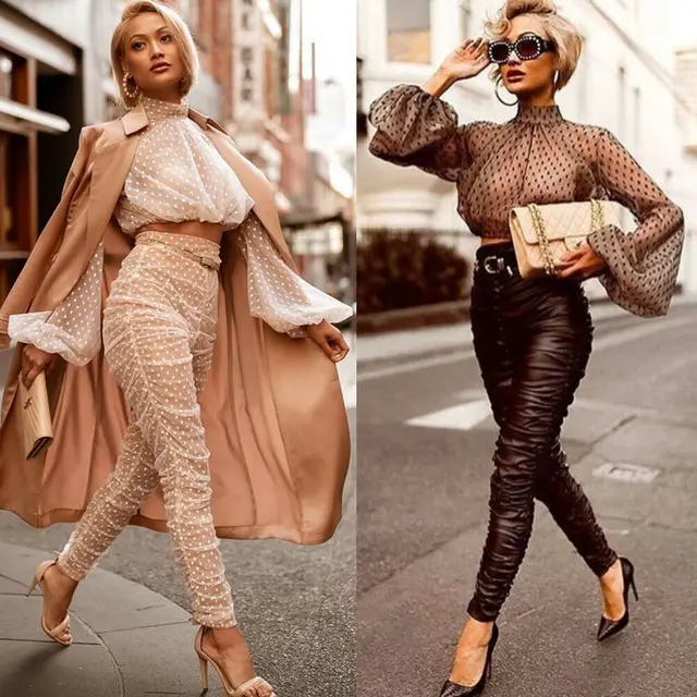 loose sheer top