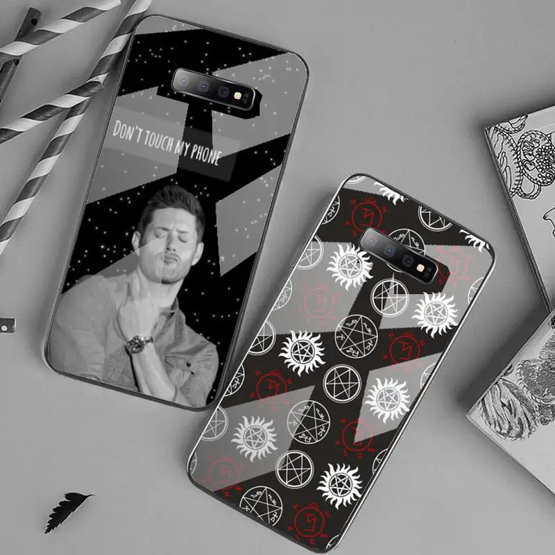 

supernatural American TV show coque funda cover Phone Case Tempered glass For Samsung S6 S7 edge S8 S9 S10 e plus note8 9 10 pro