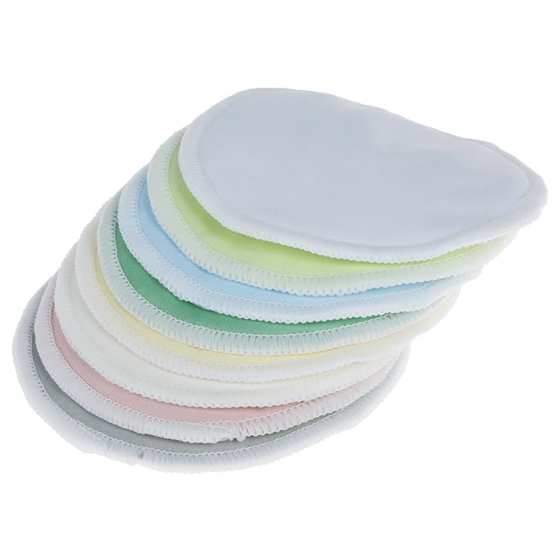 Organic Washable Contoured Feeding Pad Mum Contoured Nursing Pads 6PCS 1pc Wash Bageusable Bamboo fiber Breast Pads