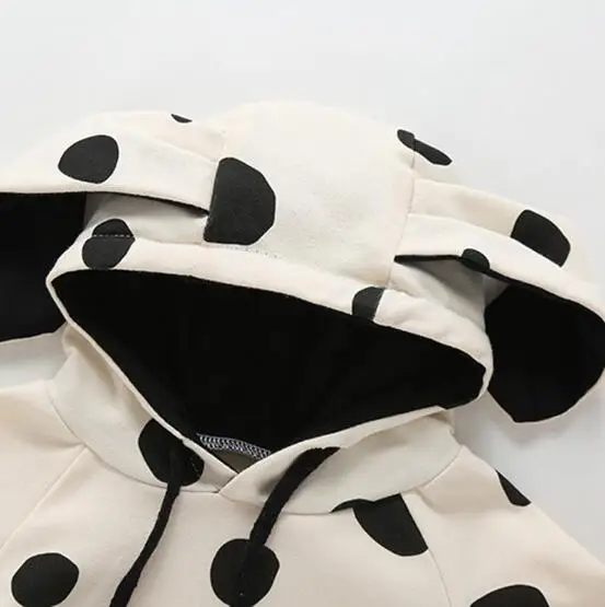 Autumn Newborn Infant Baby Clothing Set Boys Girls Bodysuit Jumpsuit+Panty-hose 2pcs Polka Dots Babywear Cotton