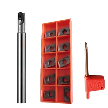 

APMT1135PDERDP Carbide Inserts BAP 300R Indexable Face End Mill +T8 Wrench Kit