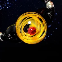 Галактический браслет с Туманностью солнечная система веревка браслет девушка Вселенная планета спутниковый Космос стеклянный браслет мяч браслет B0167