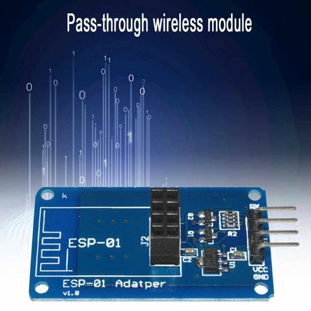 Esp-01 адаптер Esp8266 серийный Wifi беспроводной модуль 3,3 V 5V беспроводной модуль Esp-01 Wi-Fi модуль адаптера