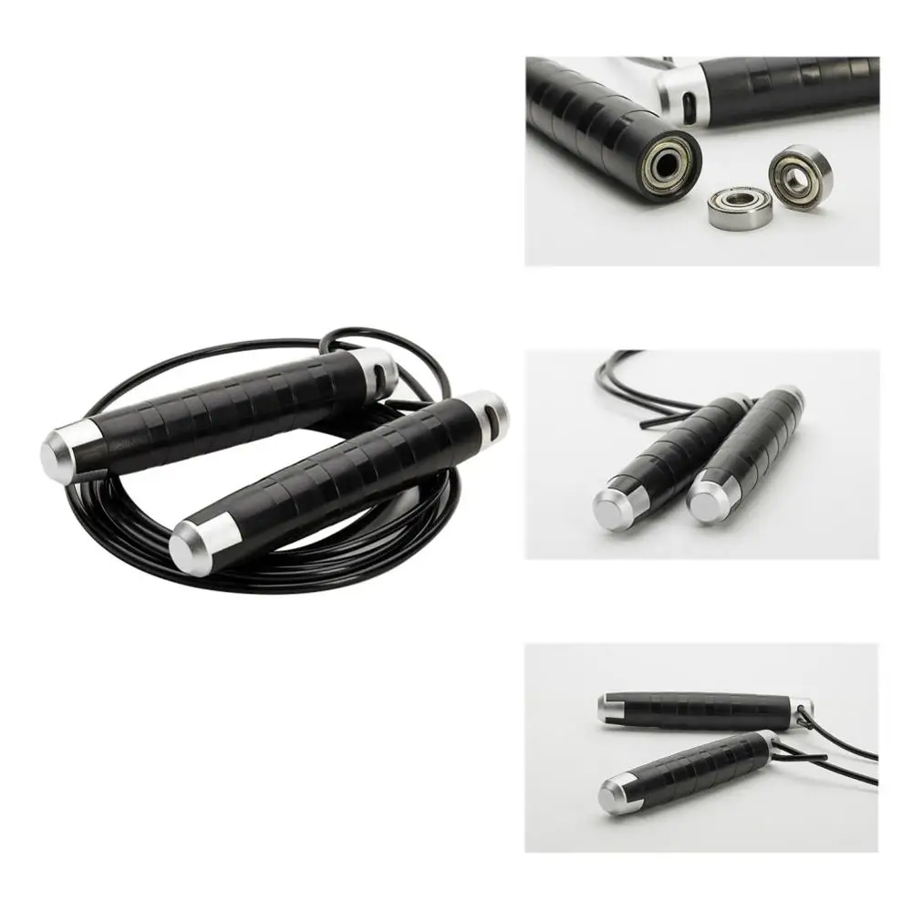 Anti-slip Handle Bearing Skipping Rope Professional Athletic Speed Jump Rope Steel Wire Gym Fitness Training Tool Accessories