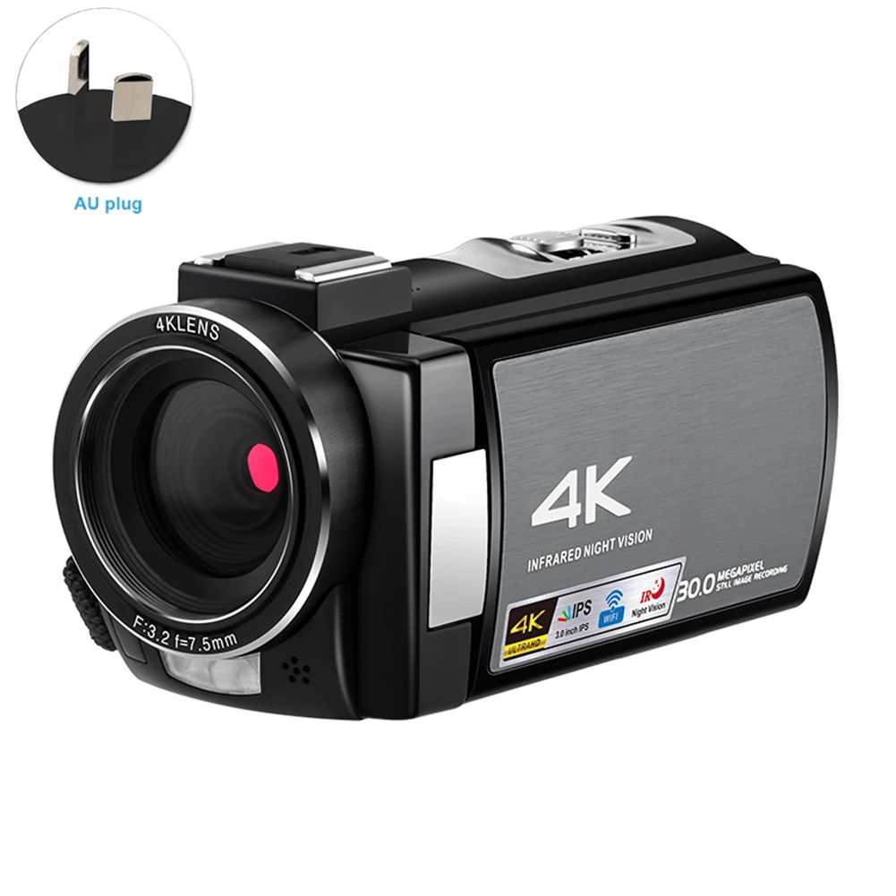 Видеокамера 4K 16x с ручным зумом и пультом дистанционного управления|Любительские