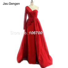 Формальное платье с длинным рукавом, вечернее платье, Вышитое кружевом и бисером, ручная работа, плиссированная юбка, свадебное платье для выпускного вечера