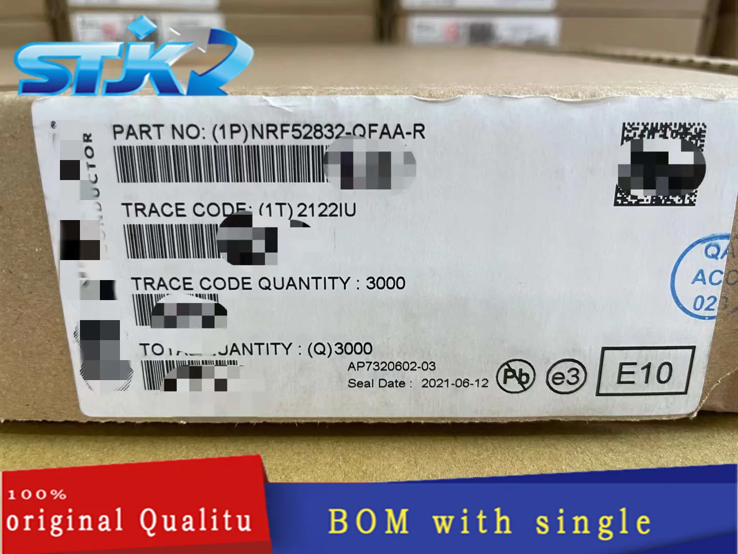 

NRF52832-QFAA-R QFN48 DC2021 + интерфейсный серийзер, новая оригинальная серия решения, не только продажа и переработка чипа, 10 шт.