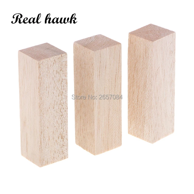 Wooden Dowel Rod Block, Square Wooden Dowel, Square Wooden Stick