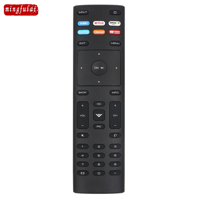 Mingfulai дистанционное управление для Vizio TV XRT136 D24F F1 D43F D50F M50 E1 M55 E0 M65 с быстрыми клавишами