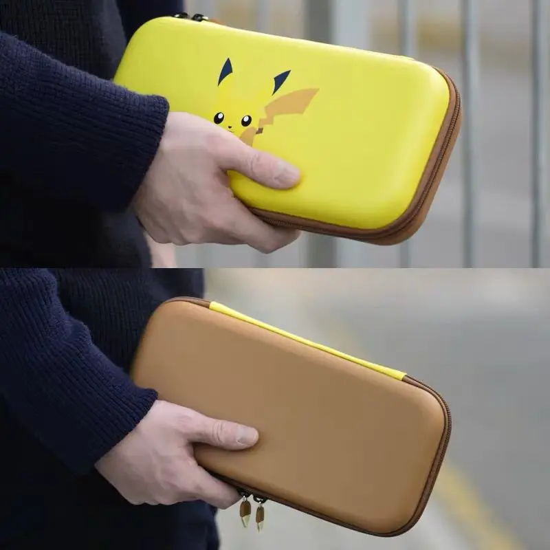 For Nintendo Switch Protection Bag Leather Card Slot Storage Bag Anti-fall Protection Set NS Game Hard Shell Storage Box