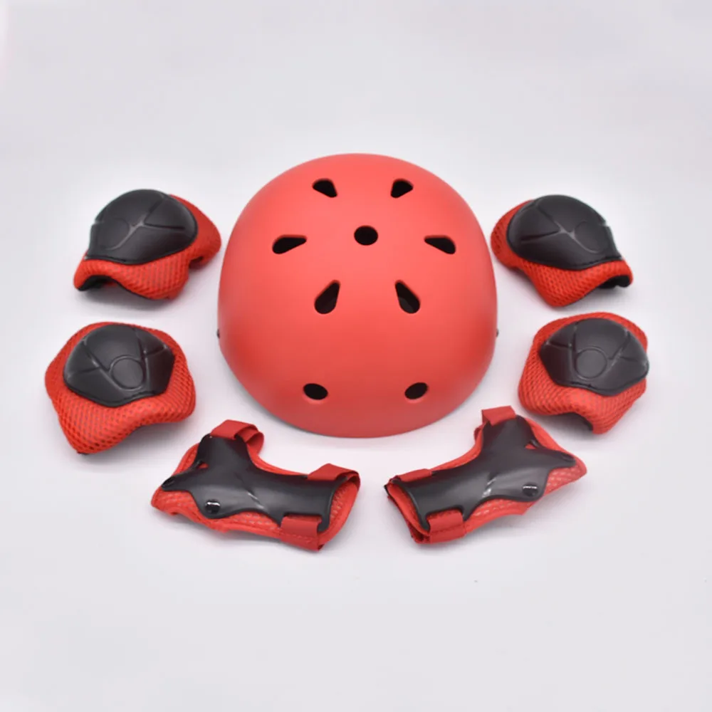 

Children Classic Protective Clothing Set Swing Car Balance Car Protective Clothing 7 Pieces Roller Skating Set of Skateboard