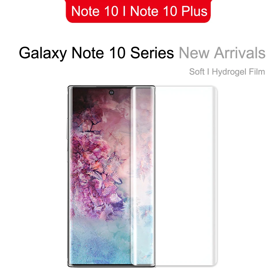 Защитная пленка для экрана Samsung Galaxy S20 + Note 10 S10 Plus мягкая Гидрогелевая S10e не