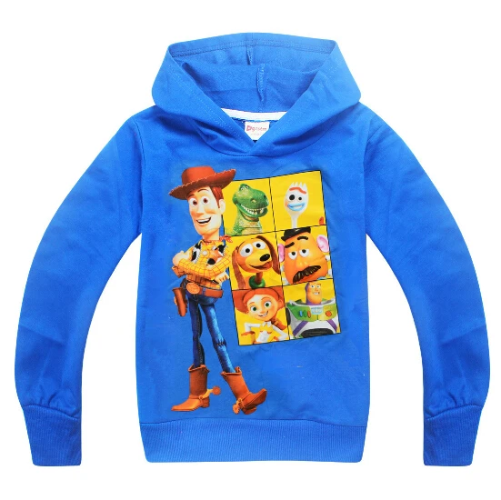 Новые детские Осенние костюмы «История игрушек мультфильма» 4 «Woody Mania» Детская куртка с капюшоном спортивный костюм куртка+ брюки повседневные комплекты одежды - Цвет: color at picture
