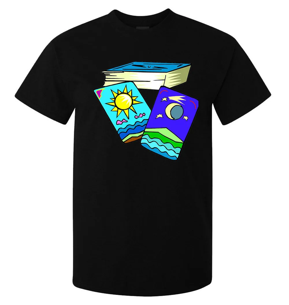 

Tarot Card Deck Logo Art Men's (Woman's Available) T Shirt Black Popular Tee Shirt