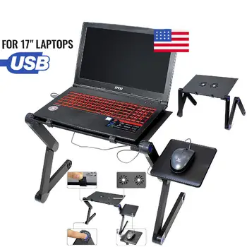 

Laptop Stand Table Lap Desk Tray Portable Adjustable For Bed Computer Holder Side Tray To Hold Mouse D20