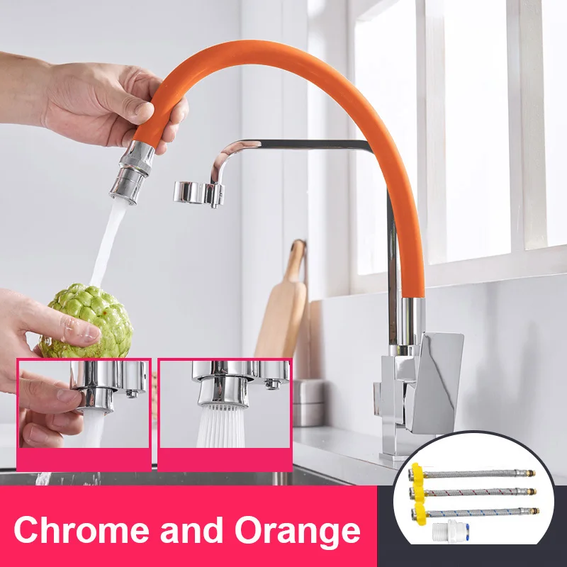 chrome and orange