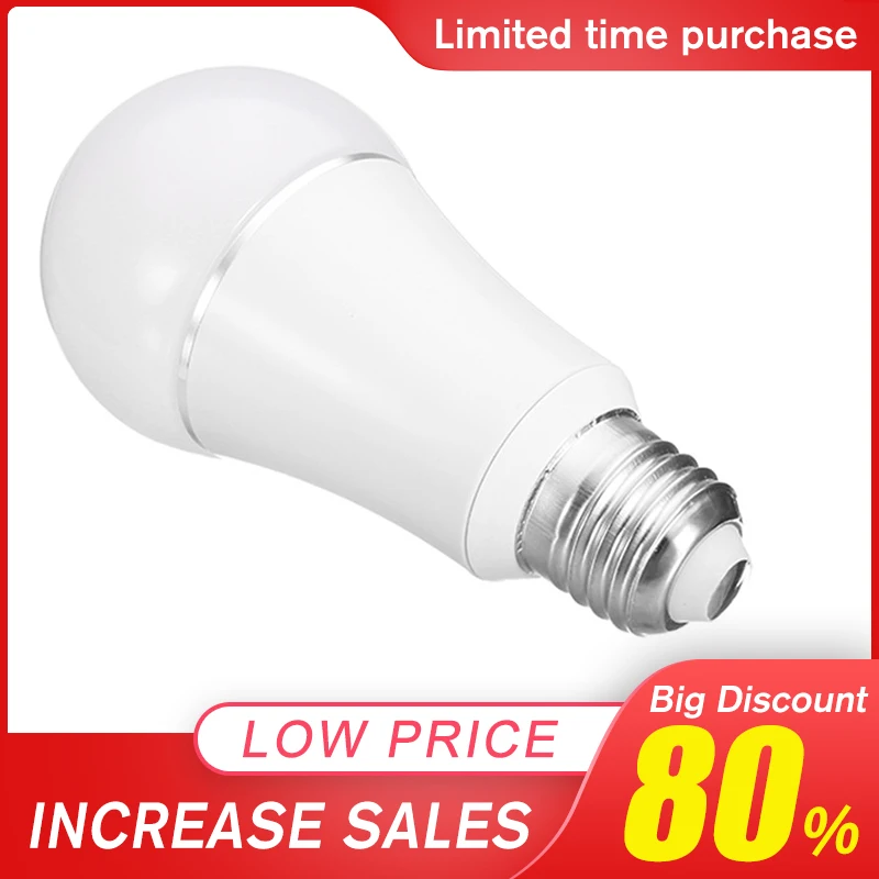 

7W E27 WiFi Smart LED Light Bulb 5050 22LED APP Voice Group Control Dimmable RGBW LED Bulb Work With Alexa Google Home Timing