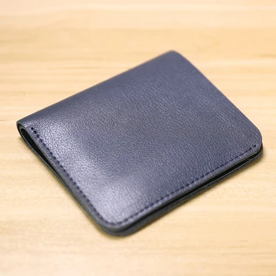 Vintage Leather Wallet Slim Wallet Men Coin Pocket Purse Card Holder Men’s Wallets Purse Short Male Clutch Cartera mujer - Цвет: blue wallets