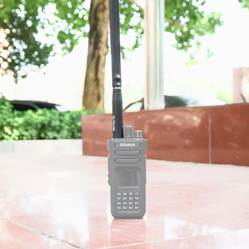 Retevis HA02 Foldable Tactical Antenna SMA-F High Gain 5dBi Walkie Talkie Antenna For Baofeng UV5R UV-82 Ailunce HD1 C9085A 5PCS
