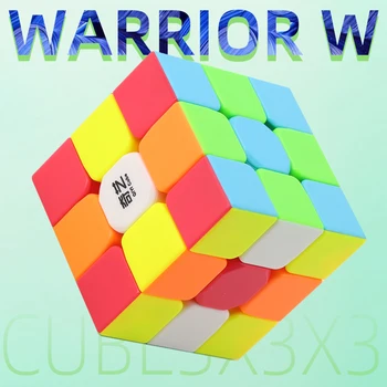 

QiYi Warrior W 3x3x3 Magic Speed Cube3x3 Puzzle 56mm Game Cubes Puzzle Toys for Children Kids Cubo Magico