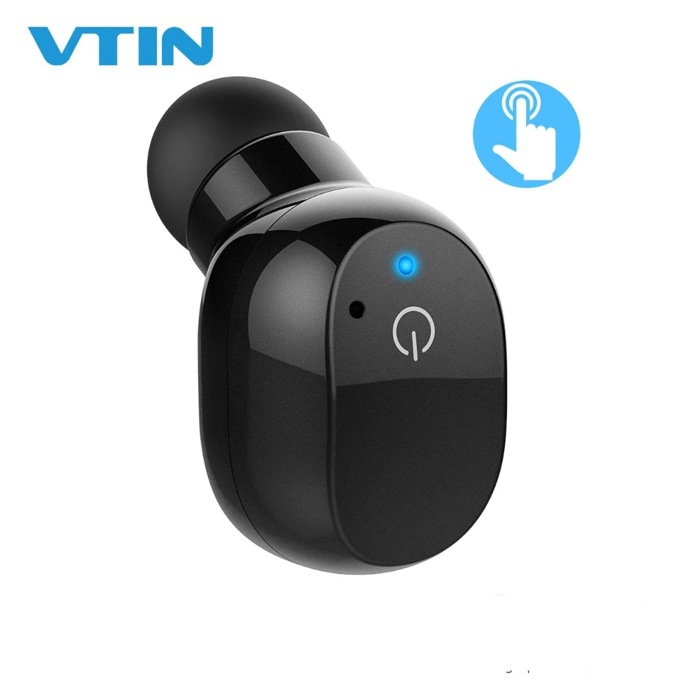 

TOP Mini Invisible Touch Control Wireless Earphone 6H Playing Time Hand Free Calling Bluetooth 4.2 Earbud With Mic&Potable Case