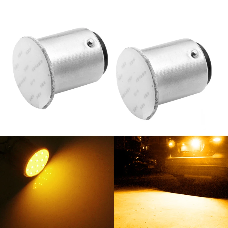 

2pcs P21W 1156 BA15S 1157 Bay15d 22 SMD Car LED Bulb Auto Rear Turn Signal Lights Brake Reverse Parking Lamp DC 12V Car Gadgets