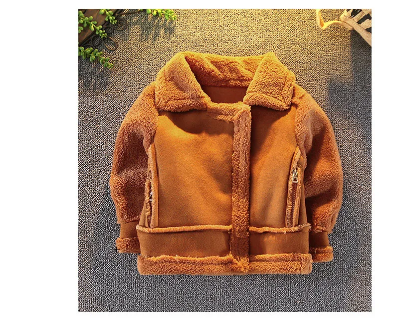 VFOCHI, новое шерстяное пальто для мальчиков и девочек замшевая куртка зимнее детское ветрозащитное пальто Одежда для детей шерстяное пальто унисекс для мальчиков и девочек, верхняя одежда
