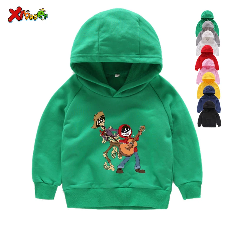 Arrive Popular Cartoon Movie COCO Hoodies Sweatshirts 3D Print Fashion Cool Hip Hop Sweatshirts Streetwear Casual Winter Tops - Цвет: Hoodies
