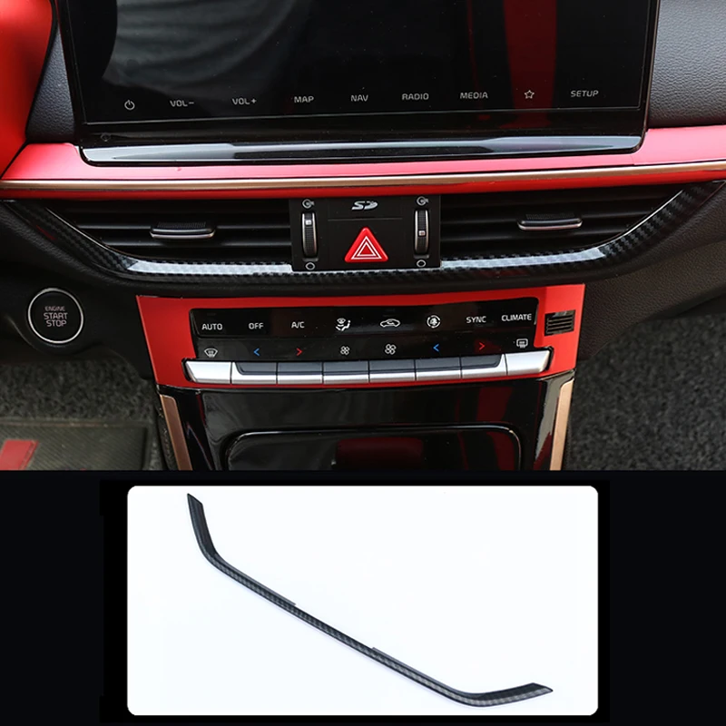 

Car Styling Interior Black Center Air Outlet Diffuser Vent Panel Cover Trim 2pcs For Kia Forte Cerato K3 2019 2020