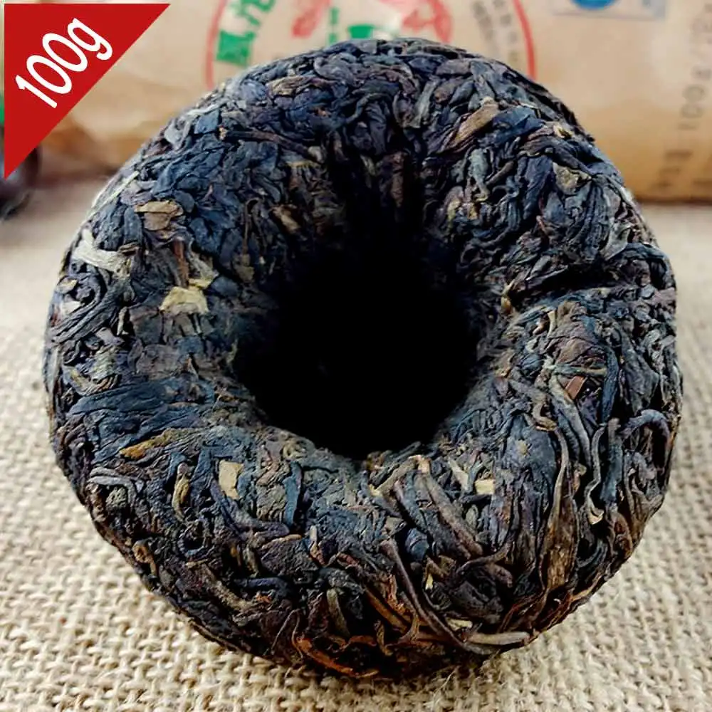 Yr Yunnan TuLin 852 сырой Pu erh 100 г Китайский Шэн для потери веса 2007|Чаедробильные машины| |
