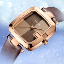 

NEKTOM Hardlex Mirror Watches Women Waterproof Quartz Casual Women's Wristwatch