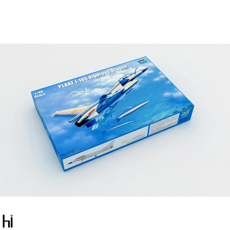 Trumpeter 1/48 02842 PLAAF J-10B Vigorous Dragon Fighter Aircraft Airplane Plane Plastic Assembly Model Building Kit Toy | Игрушки и