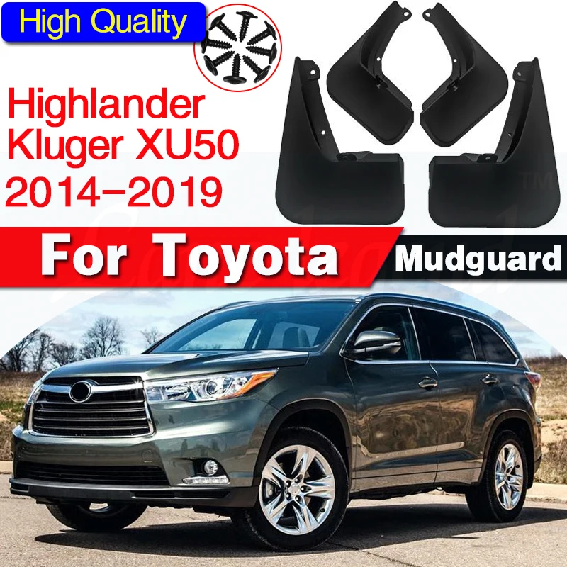 4 шт./комплект брызговики для Toyota Highlander Kluger XU50 2014-2019 2014 2015 2016 2017 | Автомобили и
