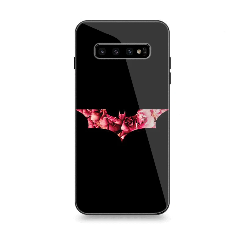 G1 Чехол для телефона Стекло для samsung A10 A20 A30 A40 A50 A60 A70 S7 край S8 S9 S10 плюс Чехол Marvel Бэтмен логотип - Цвет: G1