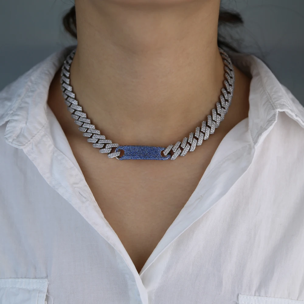 Kuba Miami Link Rantai Kalung 12Mm 