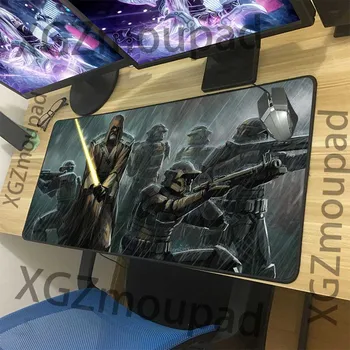 

XGZ Large Game Mouse Pad Lock Edge Movie Star Wars Computer Keyboard Table Mat Rubber Non-slip Custom Coaster Washable Xxl