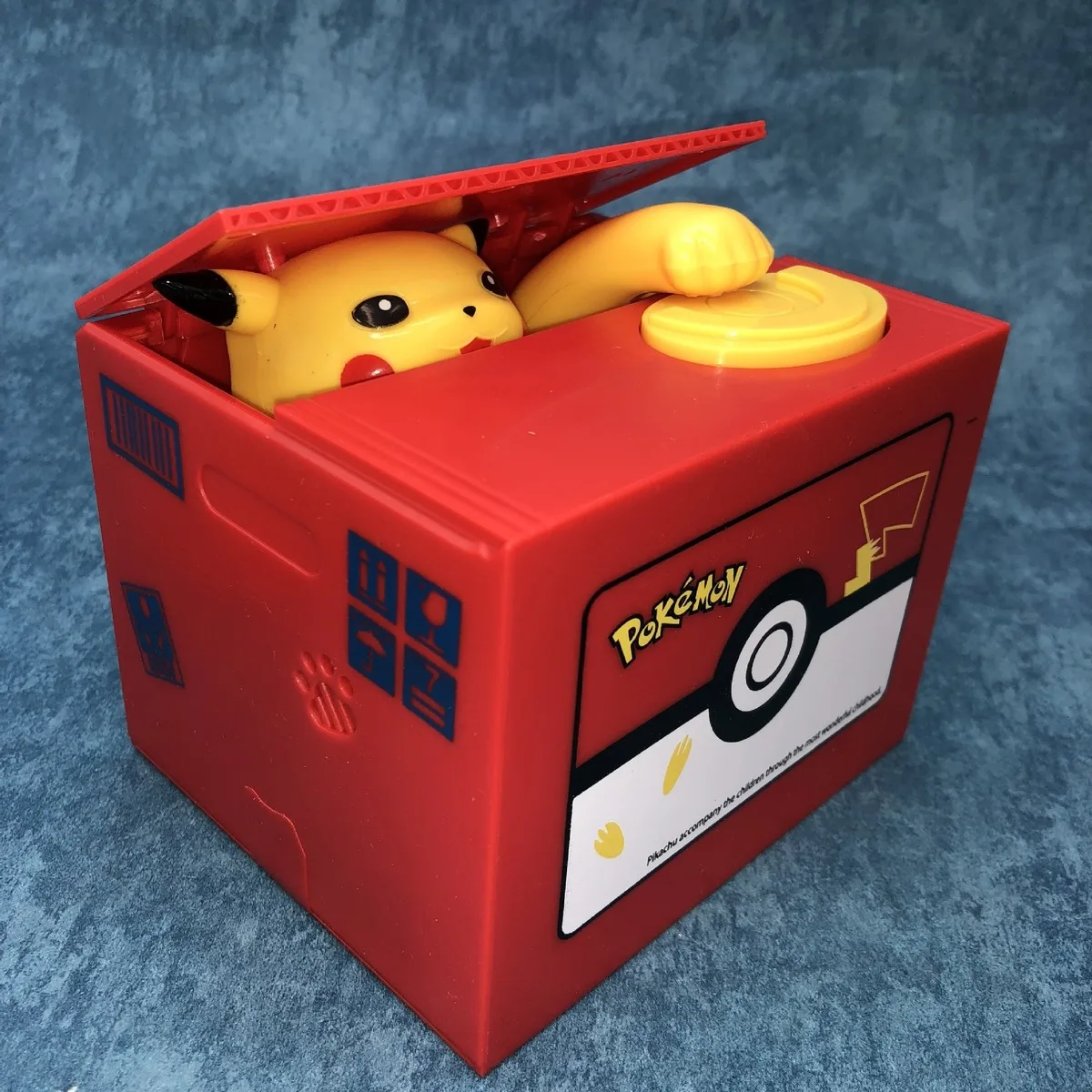 Hucha electrónica de Pokemon Pikachu para niños, alcancía de alta calidad, para regalo de cumpleaños y Navidad