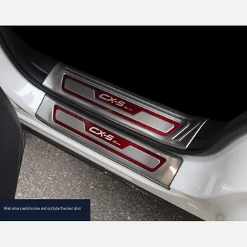 

for Mazda CX-5Threshold bar 2017 to 20 CX5 Welcome pedal cx-5 Foot pedal to change the decorative strip