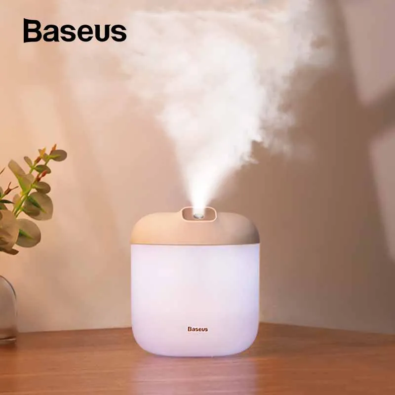 

Baseus Humidifier 600ml Large Capacity For Home Office Portable Aroma Diffuser Smart Ultrasonic Humidifier Aromatherapy