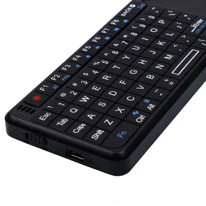 A8 2,4G мини беспроводная клавиатура с портативной сенсорной панелью для ПК «умный» ТВ-проектор