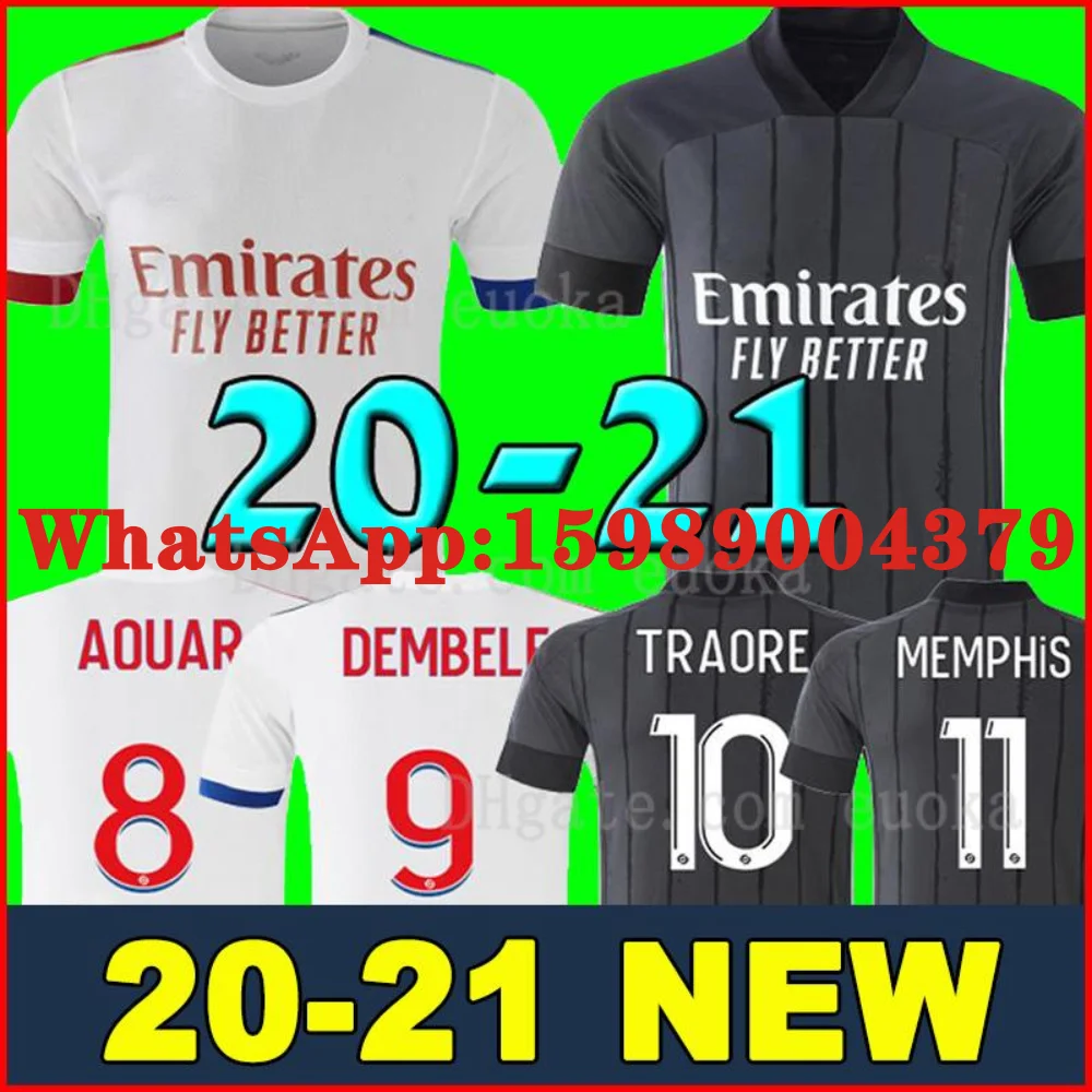 21 Olympique Lyonnais Soccer Jerseys Traore Fekir Football Shirt 21 Ol Lyon Aouar Memphis Maillot De Foot Men Kids Kit Soccer Sets Aliexpress