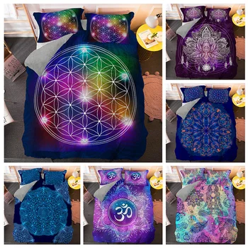 

Home Textile Printed Bedding Duvet Cover Set Bedclothes Queen Quilt Sets King Size Bed Pillowcase Comforter