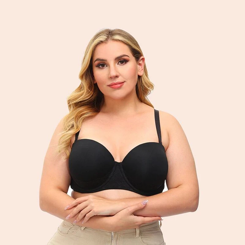 Plus size half cup bra Outlet