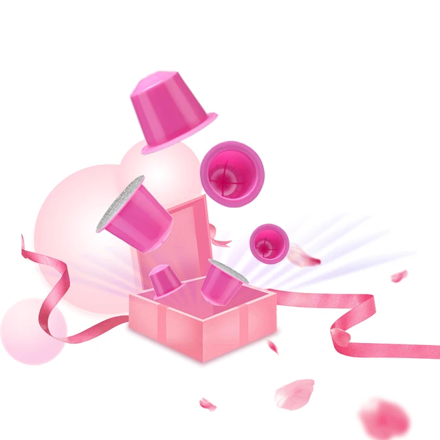 $US $14.82 Disposable Coffee Capsule Nespresso with Foils Seal Empty Filter Rich Crema Pod Aluminum Foil Lids 